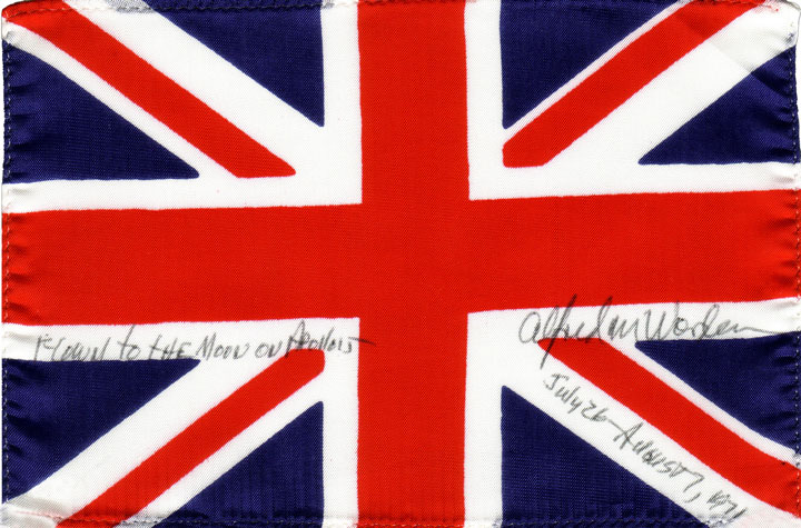 Apollo 15 fLOWN UK flag